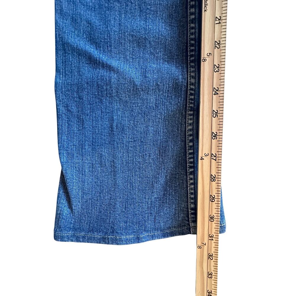 VTG Hudson Y2K Low Rise Bootcut Flap Pocket Light Wash Jeans Size 30 Made in USA - Picture 10 of 12